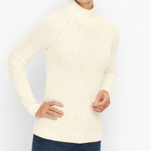 Talbots Ivory Sweater Sz L